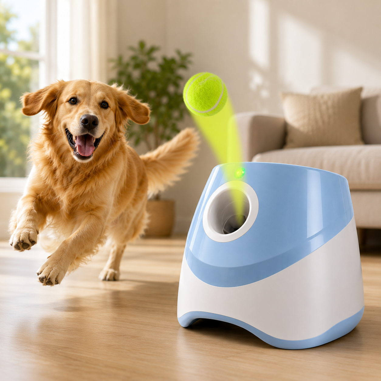 Automatic Hands-Free Ball Launcher
