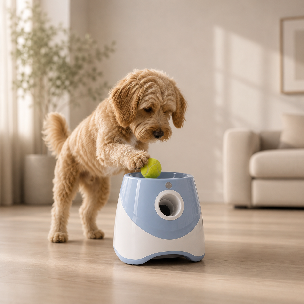 Automatic Hands-Free Ball Launcher